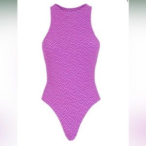 Fendi x SKIMS Purple Sleeveless Bodysuit Size S